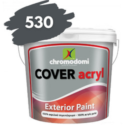 Chromodomi Cover Acryl Τσιμεντόχρωμα 530 Γκρι 3lt