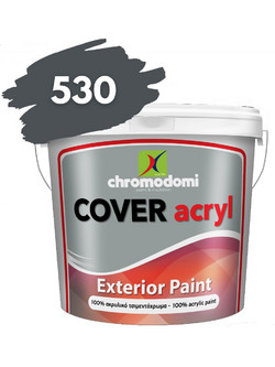 Chromodomi Cover Acryl Τσιμεντόχρωμα 530 Γκρι 3lt