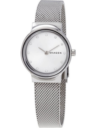 Skagen Γυναικείο Ρολόι με Ασημί Μεταλλικό Μπρασελέ SKW2715