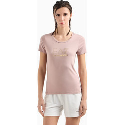 EA7 ARMANI T-SHIRT ΜΠΛΟΥΖΑ ΓΥΝΑΙΚΕΙΑ EVOLUTION - ΡΟΖ - 8NTT67TJDQZ