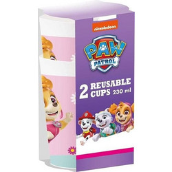PAW PATROL ΠΟΤΗΡΑΚΙΑ SKYE EVEREST REUSABLE SET 2