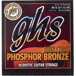 GHS TCB-M T Σετ 6 Χορδές Ακουστικής Κιθάρας Phosphor Bronze 13-56" Medium Tension