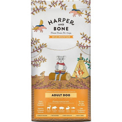 Harper & Bone Adult Medium & Large Wild Mountain Grain Free with Deer, Wild Boar, Pork, Rabbit & Salmon 2kg