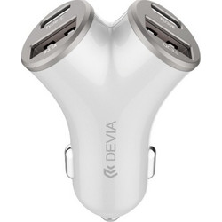 Devia car charger Extreme Metal PD 48W 2x USB 2x USB-C silver