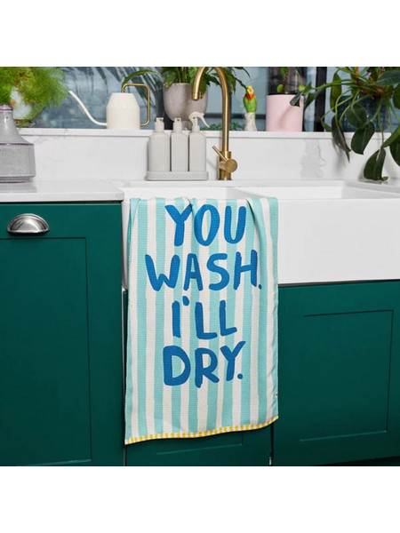 Dock & Bay: Πετσέτα κουζίνας (75x45cm) - You Wash I'll Dry