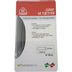 Maestri Ράβδοι Σιλικόνης M-12/110 100 γρ. 10 τμχ (Γκρι)