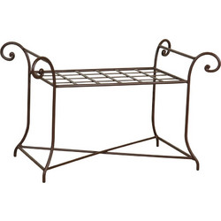 Μεταλλικό Σκαμπώ 60(w) x 35(d) x 40(h) cm Lianos - Lianos