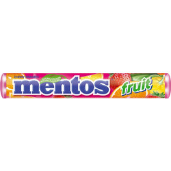 Mentos Καραμέλες Σωληνάριο Fruit 38gr (Π2144)