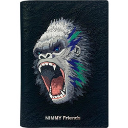 Nimmy Passport case wallet Raptor Gorilla black - (N-XM-HZB-057)