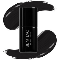 Semilac UV Hybrid 300 Perfect Black Ημιμόνιμο Βερνίκι Νυχιών 7ml