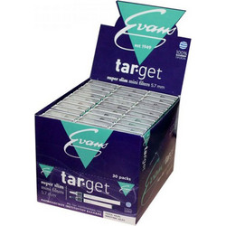 Evans Target Πιπάκι - Super Slim 30τεμ