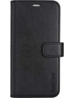 RadiCover - Radiation Protection Wallet Vegan Leather iPhone 14 Flipcover Black