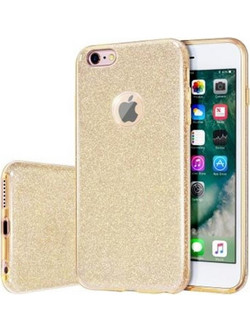 Back Cover Θήκη Σιλικόνης Glitter για iPhone 6 Plus / 6s Plus Χρυσό