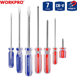 ΚΑΤΣΑΒΙΔΙΑ ΔΙΑΦΑΝΗ ΛΑΒΗ ΣΕΤ 7τμχ WP200533 WORKPRO (ΚΑΡΤΕΛΑ)