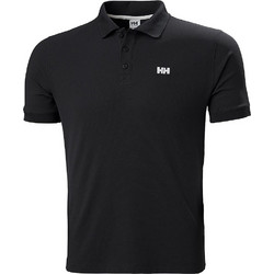 Helly Hansen Driftline Ανδρική Αθλητική Μπλούζα Polo Μαύρη 50584-990
