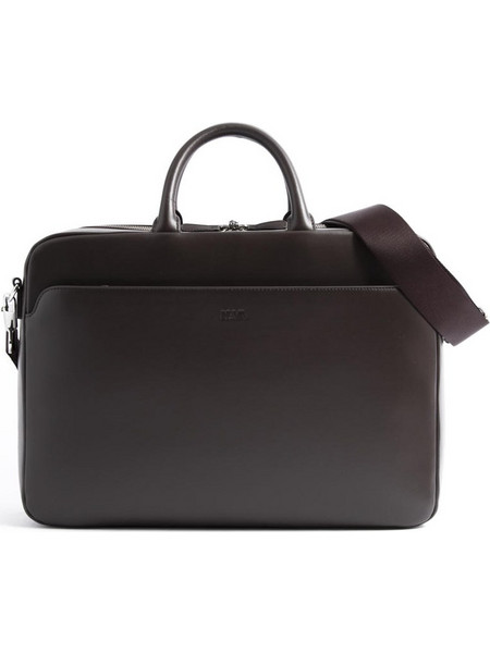 Δερμάτινος χαρτοφύλακας NAVA MI084 DARK BROWN ΚΑΦΕ