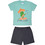 Pretty Baby Summer Fun Παιδική Πιτζάμα Βαμβακερή Καλοκαιρινή Ανθρακί Βεραμάν 65383