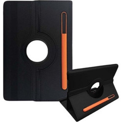 Περιστρεφόμενη Θήκη Tablet Book Style με Βάση για Πενάκι για Samsung Galaxy Tab S7 Plus T970 / T975 / T976 - Μαύρο