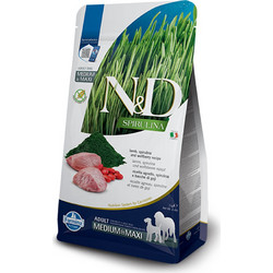 Farmina N&D Spirulina Grain Free Medium & Maxi Adult with Lamb, Spirulina & Wolfberry 7kg