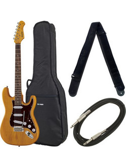 Harley Benton ST-90SA Swamp Ash DLX S Bundle