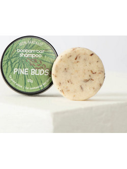 Boobam Pine Buds Bar Φυτικό Σαμπουάν για Επανόρθωση 60gr