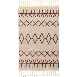 Lorena Canals Χαλί 120x160cm Bereber Burgundy