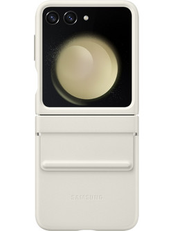 Samsung Flap Back Cover Eco-Leather Cream (Galaxy Z Flip5)