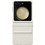 Samsung Flap Back Cover Eco-Leather Cream (Galaxy Z Flip5)