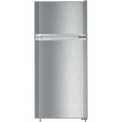 Liebherr CTPel 2131 Δίπορτο Ψυγείο 196lt No Frost Υ124.1xΠ55xΒ63cm Inox