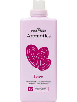 Papoutsanis Aromatics love Μαλακτικό Ρούχων, 50μεζούρες (1000ml)