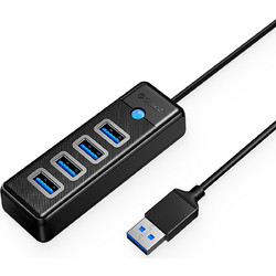Orico PW4U-U3 USB Hub 3.0 USB-A με 4 Θύρες USB-A