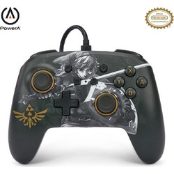 PowerA NSGP0091-01 Battle Ready Link Wired Controller PC & Switch Black