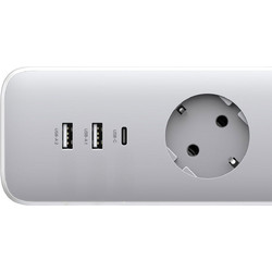 Ugreen Πολύπριζο Ασφαλείας 3 Θέσεων με 3 Θύρες USB