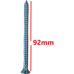 Τσιμεντόβιδα (βίδα μπετού) 7,5*92mm, γαλβανιζέ κανονικό κεφάλι WURTH