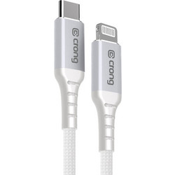 Crong Armor Link USB-C to Lightning Cable 150cm White CRGAL15USCLWHI