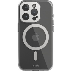 Moshi iGlaze Back Cover with MagSafe Luna Silver (iPhone 15 Pro)