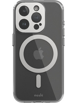 Moshi iGlaze Back Cover with MagSafe Luna Silver (iPhone 15 Pro)