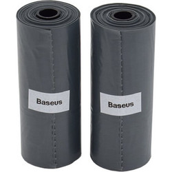 Baseus - (60 pack) Trash Bag Gentleman Style - For Trash Can, 2 Rolls - Gray - (CRLJD-0G)