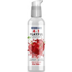 Swiss Navy 4 In 1 Poppin Wild Cherry Lubricant 118ml