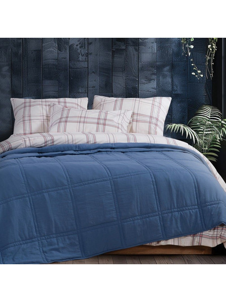 Κουβερλί Nau Navy True Navy Nautica Υπέρδιπλo 230x240cm Microfiber-Polyester