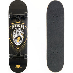 Fish Skateboards Black Heart
