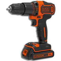 Black & Decker BDCHD18K Κρουστικό Δραπανοκατσάβιδο Μπαταρίας 18V 1x1.5Ah
