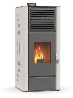 Thermogatz GSP 14 Canalize Beige Σόμπα Pellet Αερόθερμη 14.3kW