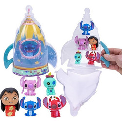 Θήκη Μεταφοράς Διαστημόπλοιο 3D Γόμες Lilo - Stitch 5 τεμάχια