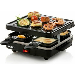 Domo DO9147G Ηλεκτρική Ψησταριά Raclette 600W με Ρυθμιζόμενο Θερμοστάτη 21x21cm