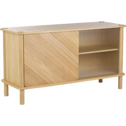 Μπουφές Italic Oak/Glass Doors 5523C5523-2 135x48x73.4cm Oak Natural