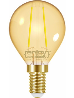 EL825602 | EL825602 | LED FILLAMENT AMBER|P45 2.3W(20w) E14|2000k|180lm|enjoysimplicity(TM)