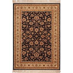 Βιοκαρπέτ Isfahan Χαλί Ορθογώνιο 200x290cm 3783B Black - Cream
