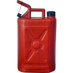 Μπιτόνι Πλαστικό 12lt Πετρελαίου Καφέ - 14x34x23Y cm