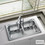 Apell Anniversario 8380 Ένθετος Νεροχύτης Σατινέ Inox 79x50cm